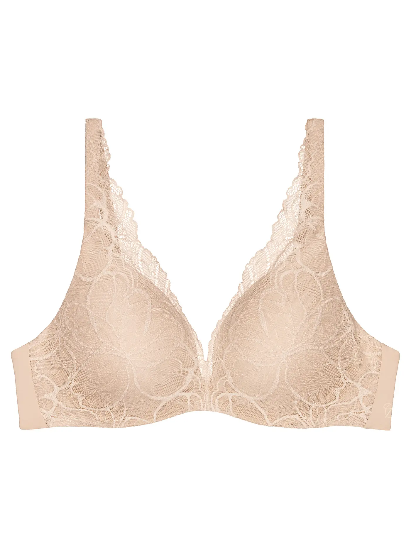 TRIUMPH | BH mit Bügel BODY MAKE-UP ILLUSION LACE  pigeon grey | beige